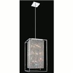 CWI Cube 11 Light Chandelier With Chrome Finish