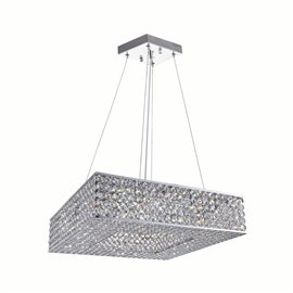 CWI Dannie 8 Light Chandelier With Chrome Finish