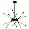 CWI Oskil LED Integrated Chandelier With Black Finish