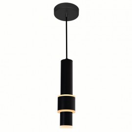 CWI Lena LED Integrated Mini Pendant With Black Finish