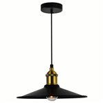 CWI Brave 1 Light Black Mini Pendant