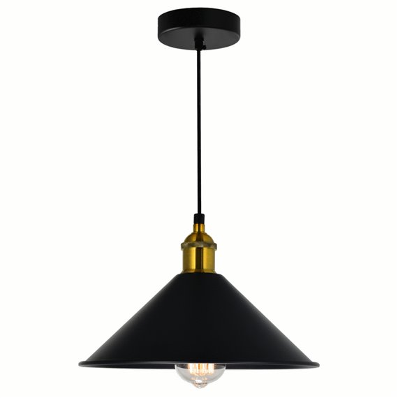 CWI Brave 1 Light Black Mini Pendant