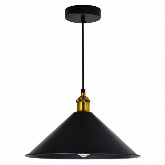 CWI Brave 1 Light Black Mini Pendant