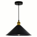 CWI Brave 1 Light Black Mini Pendant