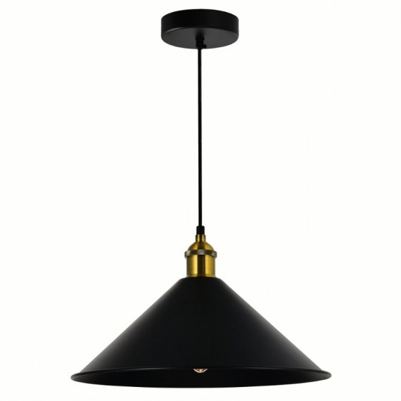 CWI Brave 1 Light Black Mini Pendant