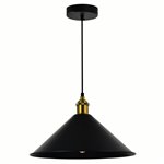 CWI Brave 1 Light Black Mini Pendant