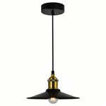 CWI Brave 1 Light Black Mini Pendant