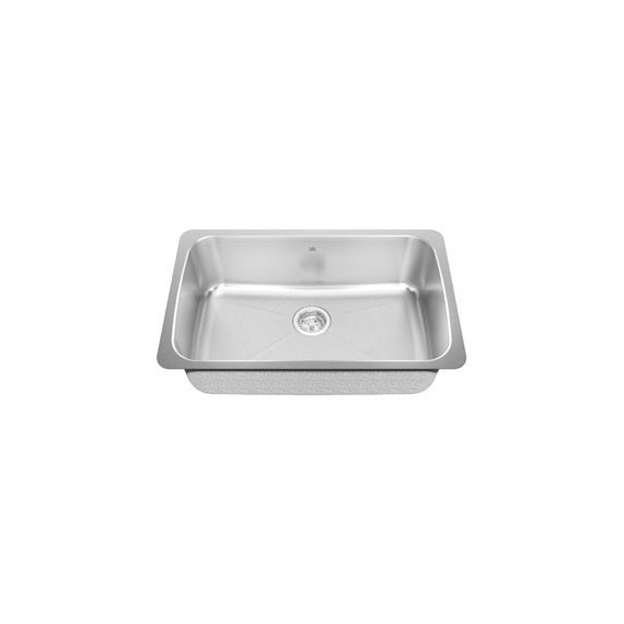 Kindred KSS5UA Single bowl undermount sink 18 gauge crease bowl bottom