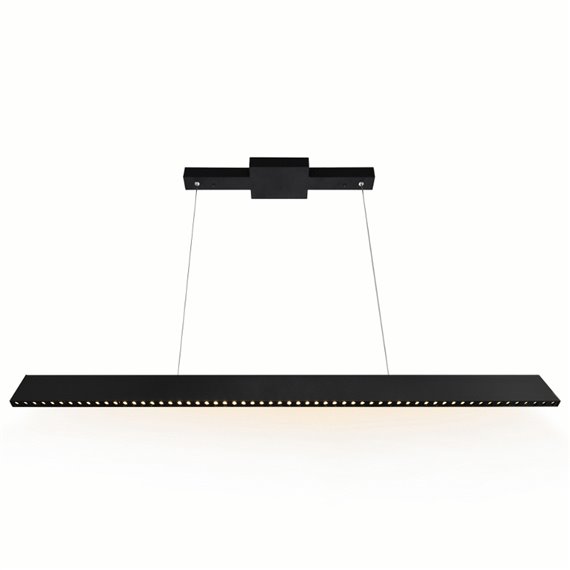 CWI Bellagio 45 in LED Integrated Black Chandelier