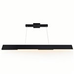 CWI Bellagio 42 in LED Integrated Black Chandelier