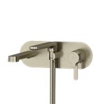 Riobel Nibi NB21 Wall-Mount Type T/P Thermo/Pressure Balance Coaxial Tub Filler With Handshower