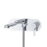 Riobel Nibi NB21 Wall-Mount Type T/P Thermo/Pressure Balance Coaxial Tub Filler With Handshower