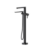 Riobel Nibi NB39 2-Way Type T Thermostatic Coaxial Floor-Mount Tub Filler With Handshower