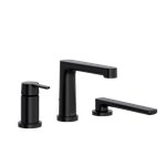 Riobel Nibi TNB16 3-Piece Type P Pressure Balance Deck-Mount Tub Filler With Handshower Trim