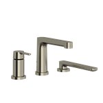 Riobel Nibi TNB16 3-Piece Type P Pressure Balance Deck-Mount Tub Filler With Handshower Trim