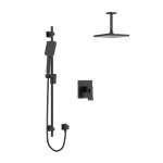 Riobel Zendo KIT323ZOTQ Type TP thermostaticpressure balance 0.5 coaxial 2-way system with hand shower and shower head