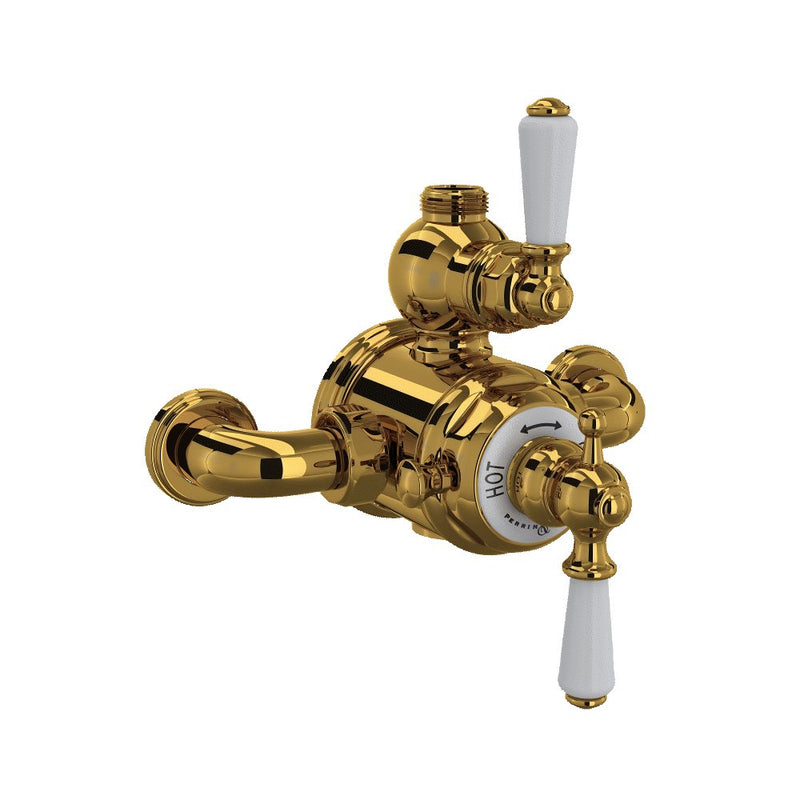 Perrin & Rowe Edwardian™ 3/4" Exposed Therm Valve With Volume And Temperature Control