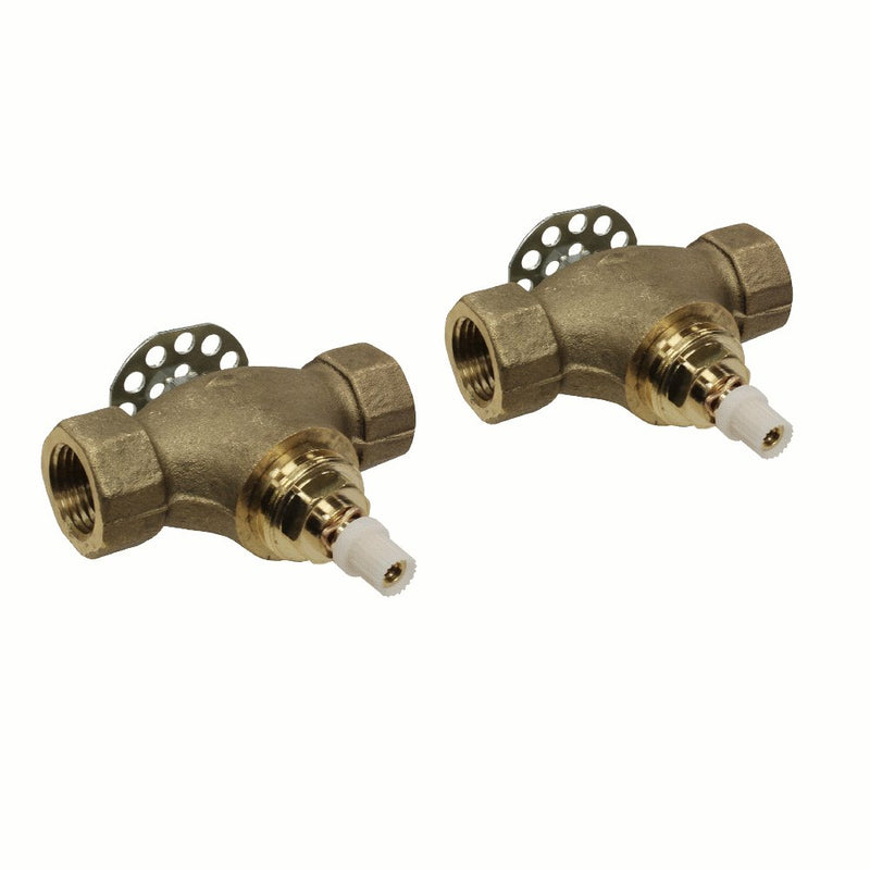 Perrin & Rowe  1/2" Valves Roughs For Wall Mount Cross Set