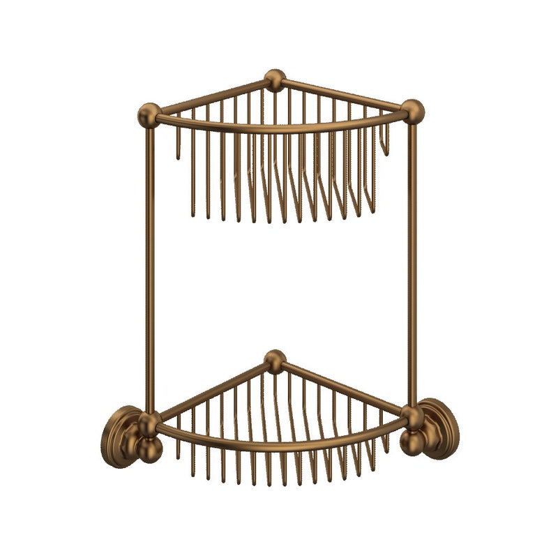 Perrin & Rowe Two Tier Corner Basket