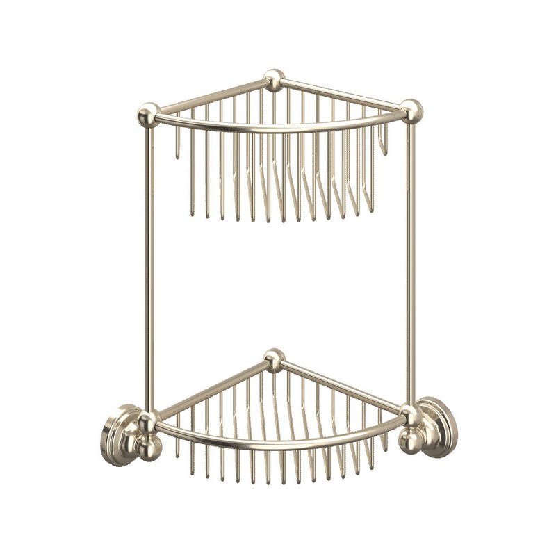 Perrin & Rowe Two Tier Corner Basket