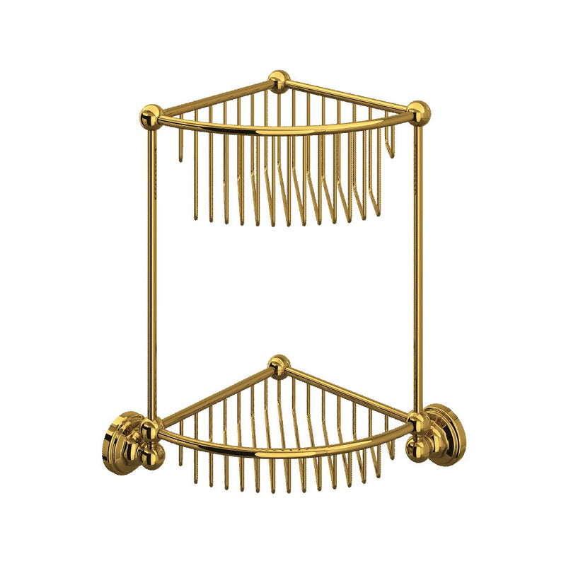 Perrin & Rowe Two Tier Corner Basket