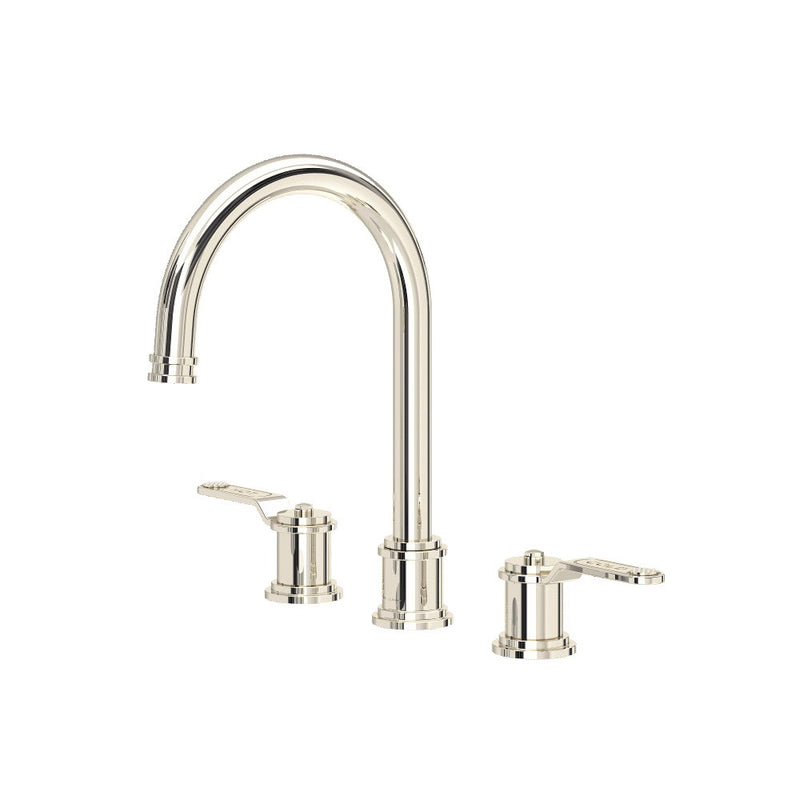 Perrin & Rowe Armstrong Widespread Lavatory Faucet With C-Spout