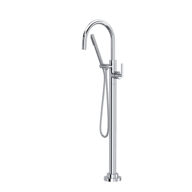 ROHL Lombardia Single Hole Floor-mount Tub Filler Trim