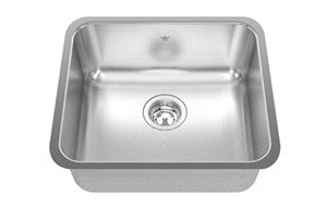 Kindred QSUA1820 Single bowl undermount 20 gauge
