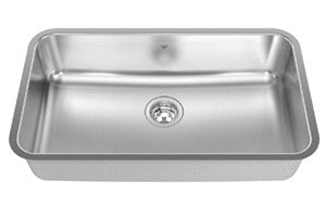 Kindred QSUA1831 Single bowl undermount 20 gauge