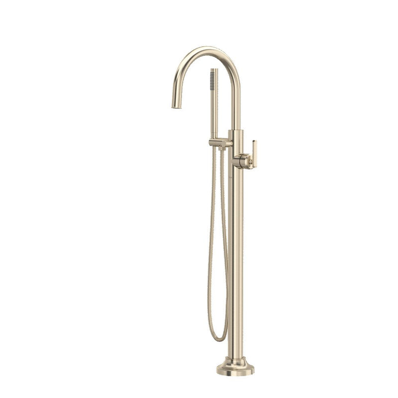 ROHL Apothecary Single Hole Floor-Mount Tub Filler Trim