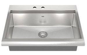 Kindred KCAS33 18 gauge Single Appliance sink complete with accessories