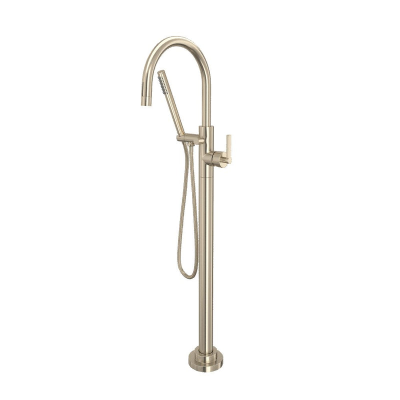 ROHL Lombardia Single Hole Floor-mount Tub Filler Trim