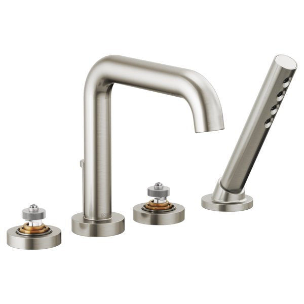 BRIZO LITZE T67435 4 HOLE ROMAN TUB WITH HANDSHOWER