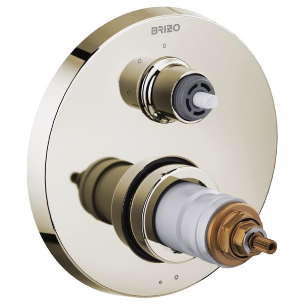 BRIZO LITZE T75535 TEMPASSURE THERMOSTATIC VALVE WITH 3 SETTING DIVERTER TRIM