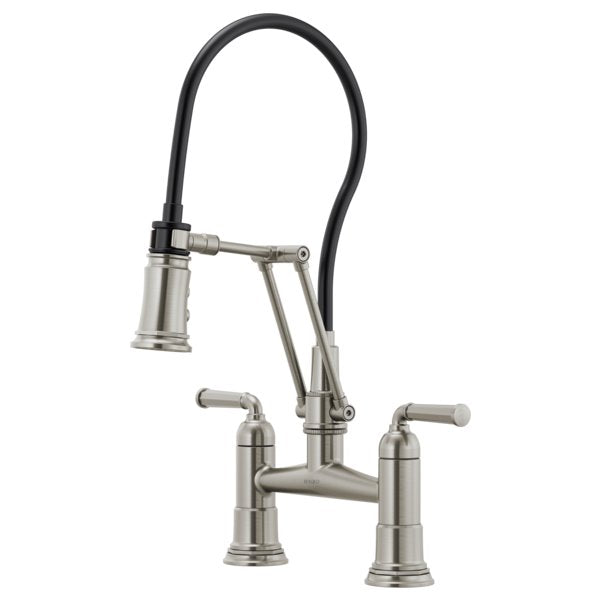 BRIZO ROOK 62274LF ARTICULATING BRIDGE FAUCET