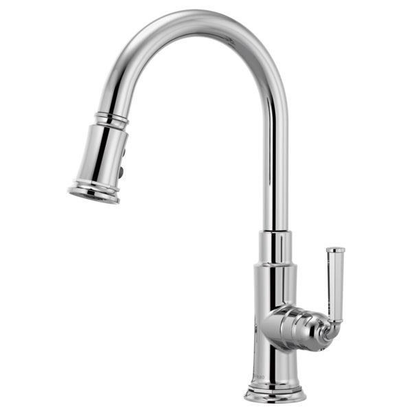 BRIZO ROOK 63074LF SINGLE HANDLE PULL-DOWN KITCHEN FAUCET
