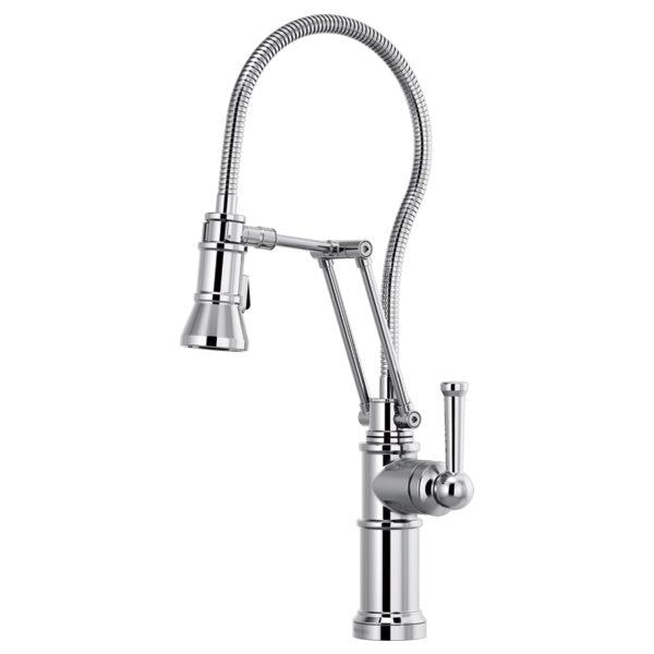 BRIZO ARTESSO 63125LF ARTICULATING FAUCET WITH FINISHED HOSE