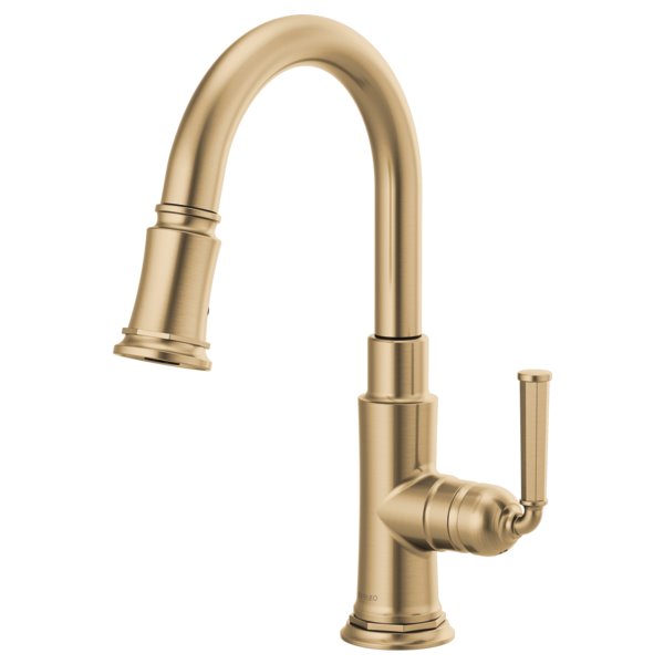 BRIZO ROOK 63974LF SINGLE HANDLE PULL-DOWN PREP KITCHEN FAUCET