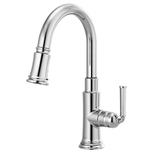 BRIZO ROOK 63974LF SINGLE HANDLE PULL-DOWN PREP KITCHEN FAUCET
