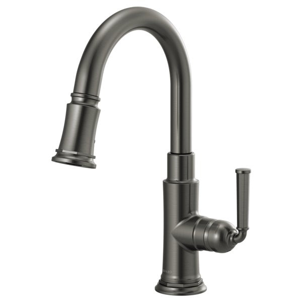 BRIZO ROOK 63974LF SINGLE HANDLE PULL-DOWN PREP KITCHEN FAUCET