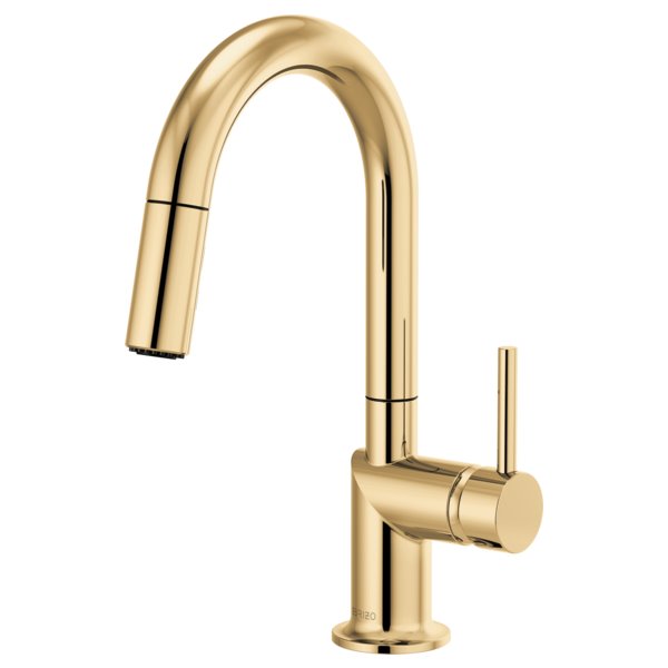 BRIZO ODIN 63975LF-LHP ARC PULL-DOWN PREP FAUCET