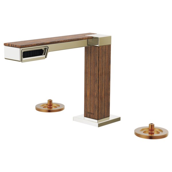 BRIZO FRANK LLOYD WRIGHT 65322LF-LHP WIDESPREAD LAVATORY FAUCET - 1.2 GPM