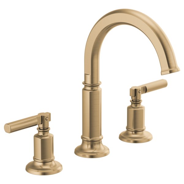 BRIZO INVARI 65376LF-LHP WIDESPREAD HIGH ARC FAUCET (WITHOUT HANDLES)