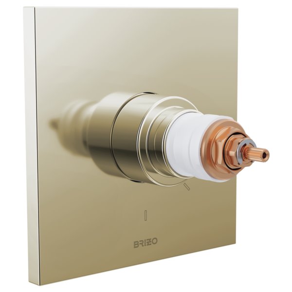 BRIZO FRANK LLOYD WRIGHT T60022-LHP THERMOSTATIC VALVE TRIM - LESS HANDLES