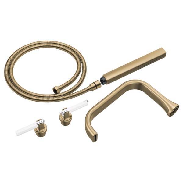 BRIZO ALLARIA T70368 2H TUB FILLER TRIM KIT - LEVER HANDLE