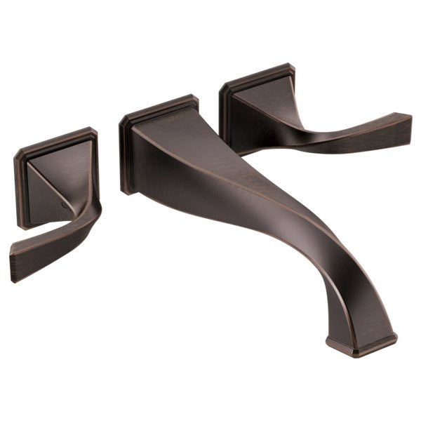 BRIZO VIRAGE T70430 TWO-HANDLE WALL MOUNT TUB FILLER
