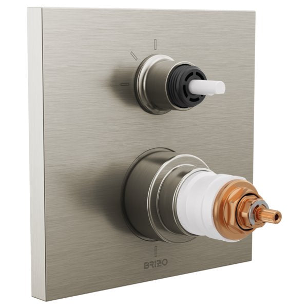 BRIZO FRANK LLOYD WRIGHT T75522-LHP THERM W/INT 3F DIV TRIM - LESS HANDLES