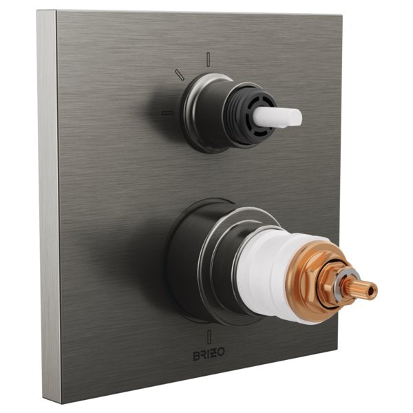BRIZO FRANK LLOYD WRIGHT T75522-LHP THERM W/INT 3F DIV TRIM - LESS HANDLES