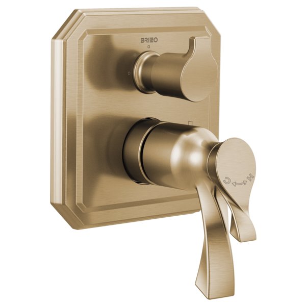BRIZO VIRAGE T75530 TEMPASSURE THERMOSTATIC VALVE WITH INTEGRATED 3-FUNCTION DIV