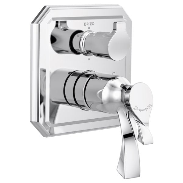 BRIZO VIRAGE T75630 TEMPASSURE THERMOSTATIC VALVE WITH INTEGRATED 6-FUNCTION DIV